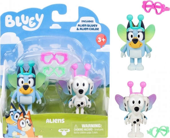 Bluey Figuren Zweier-Set Baby Bluey und Chloe