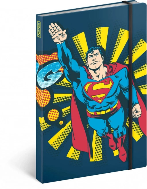 Notizbuch Superman - Bang, liniert, 13 x 21 cm