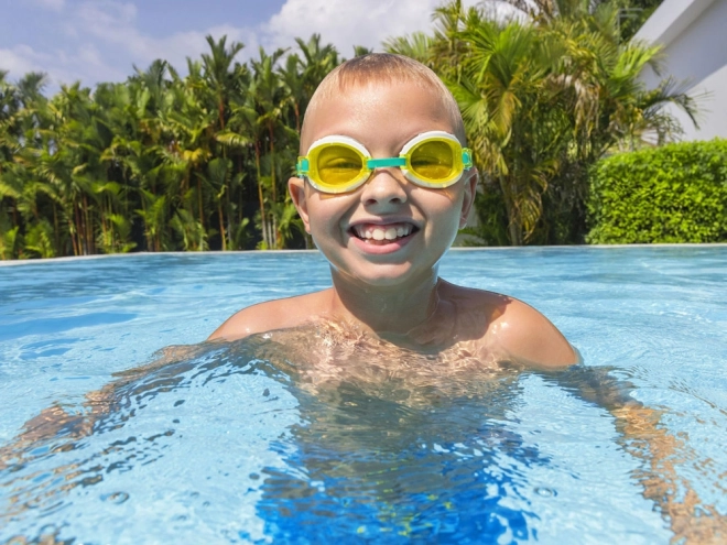 Bestway Schwimmbrille für Kinder ab 7 Jahren – Gelb