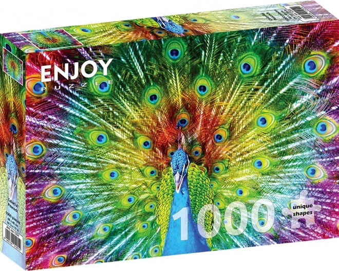 Puzzle Bunter Pfau 1000 Teile