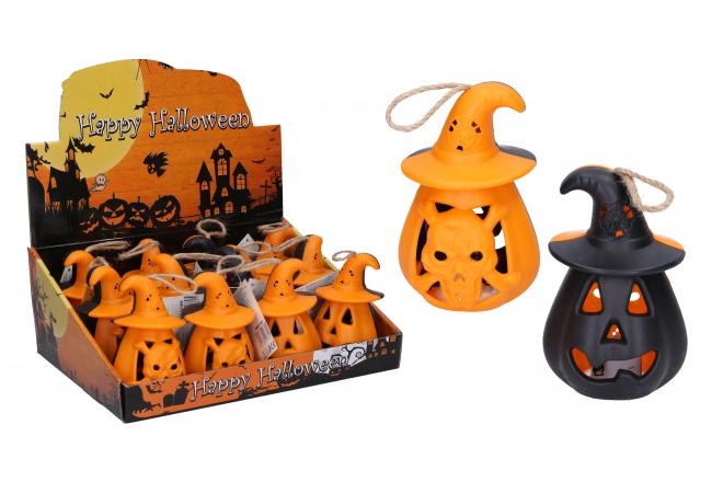 Halloween Leuchtender Kürbis 11x6,5 cm