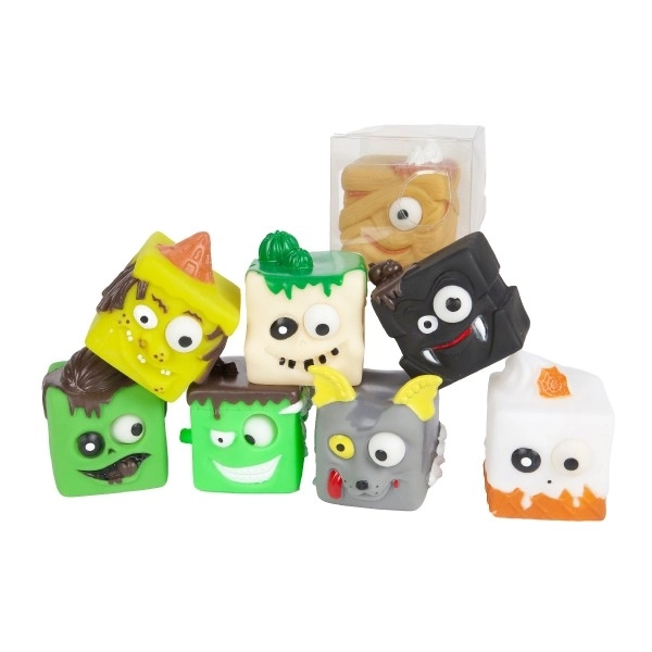 Stressabbau Monster Silikon Würfel 6x6x6cm