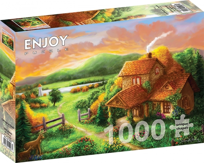ENJOY Puzzle Dämmerungshütte 1000 Teile