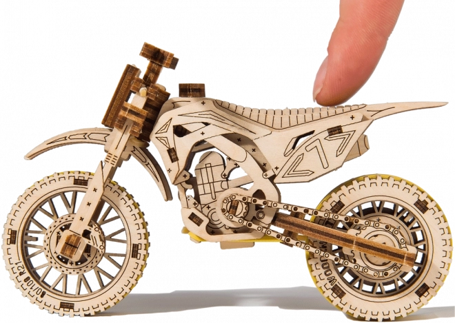 Holz 3D-Puzzle Motocross-Motorrad