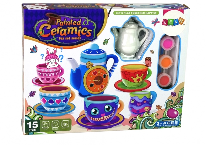 Kreatives DIY Tee-Set zum Bemalen