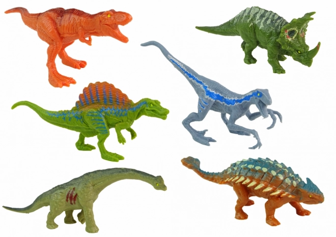 Farbiges Dinosaurier Figuren Set 12-teilig