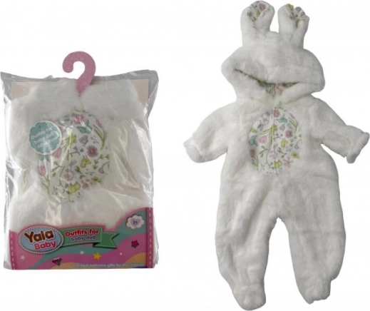 Kaninchenstrampler für Puppen 40-43 cm