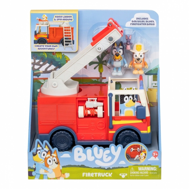 Bluey Feuerwehrwagen Figurenset