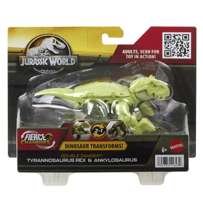 Jurassic World Dinosaurier mit Transformation 2-in-1