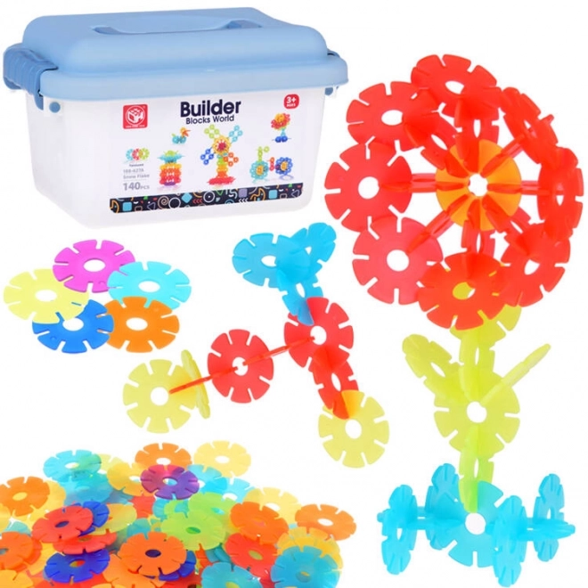 3D Bauklötze Set für Kinder - 140 Stück