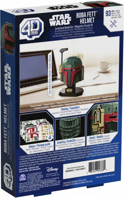 4D Puzzle STAR WARS Boba Fett Helm