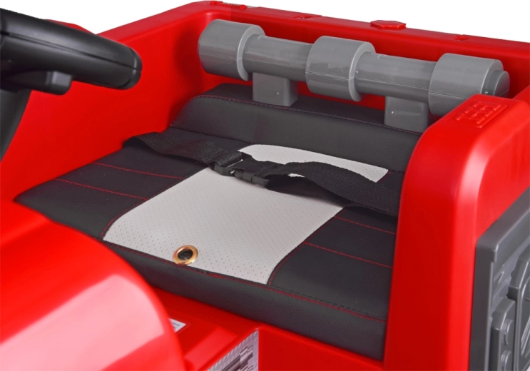 Bequemer Sitz und Sicherheitsgurt