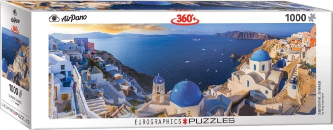 Panorama-Puzzle Santorini Griechenland 1000 Teile