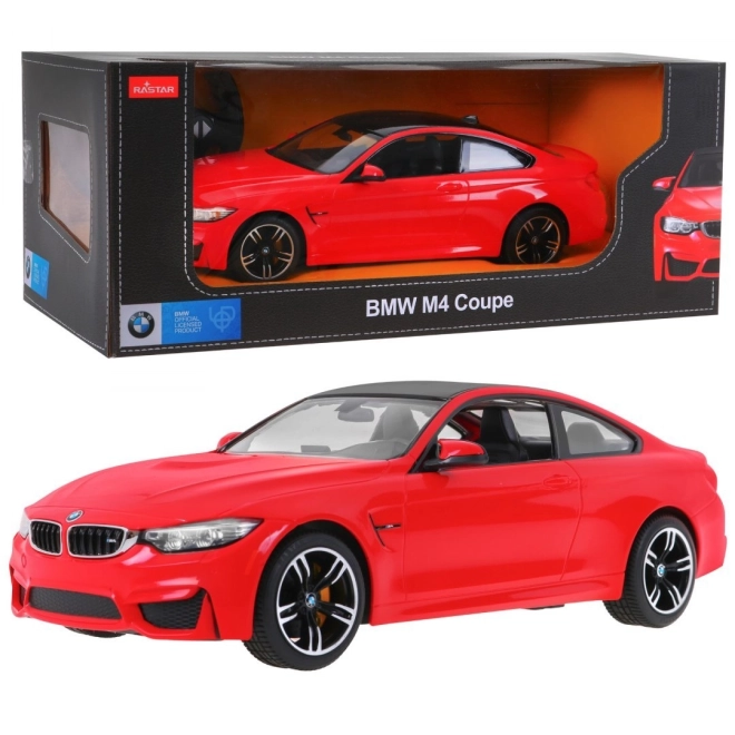 Ferngesteuertes BMW M4 Coupé Modellauto in Weiß – Rot