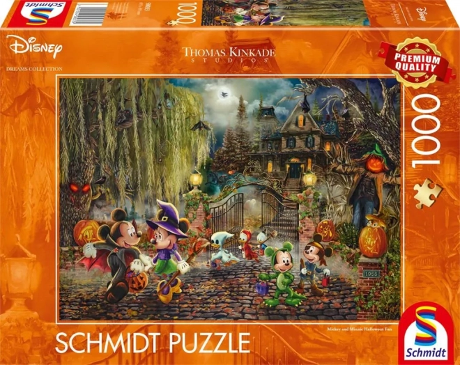 SCHMIDT Puzzle Disney: Mickey und Minnie zu Halloween 1000 Teile