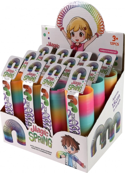 Magische regenbogenfarbene kleine Spirale