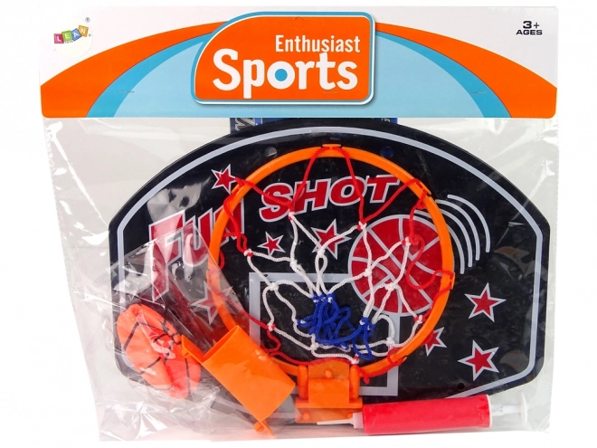 Basketball Spielset mit klappbarem Korb