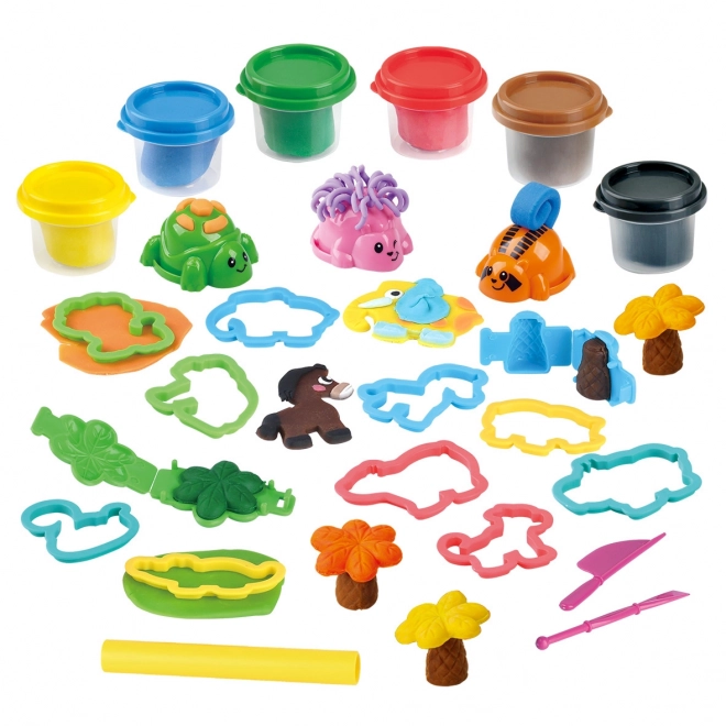 PlayGo Modelliermasse Safari Set