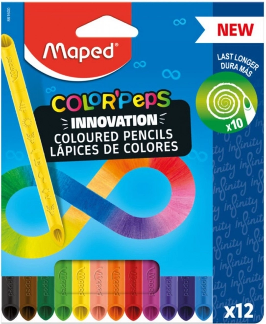 Maped Pastellstifte Color'Peps Infinity 12er Set