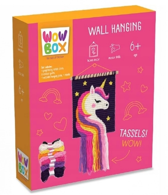 Kreativset Makramee Einhorn