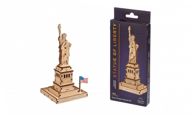 3D Holzmodell Freiheitsstatue