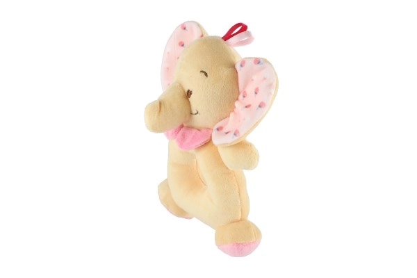 Rassel Elefant Rosa 18 cm