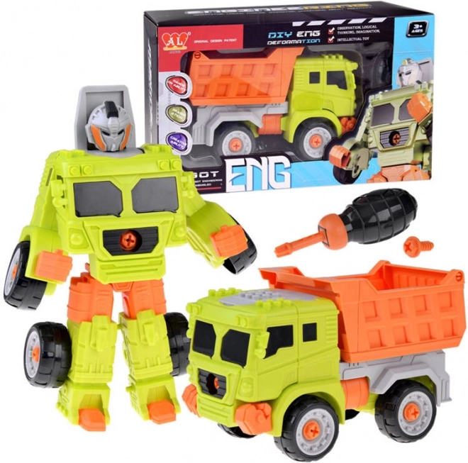 Super Bau-Auto-Roboter 2-in-1 – Kipper