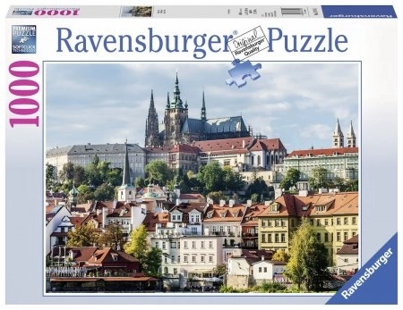 Puzzle mit Blick auf die Prager Burg