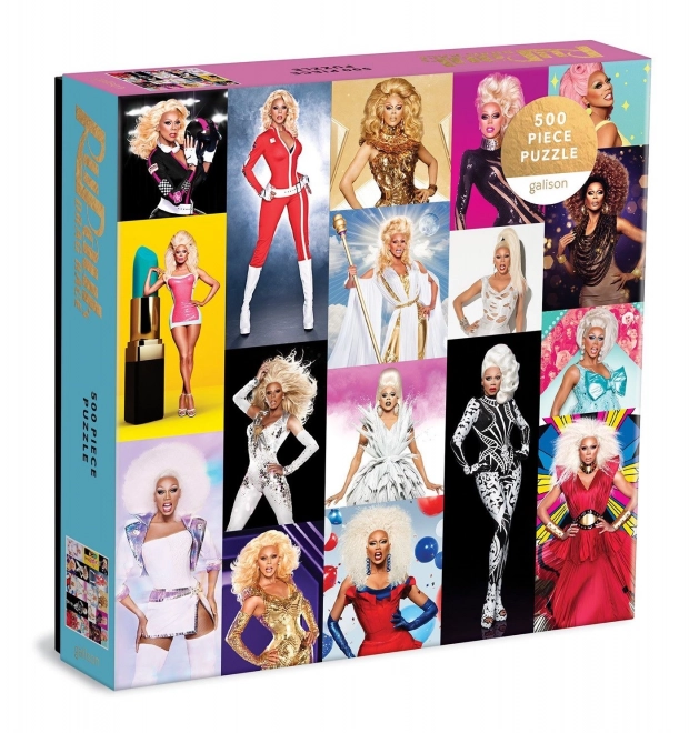 Quadratisches Puzzle RuPaul's Drag Race 500 Teile