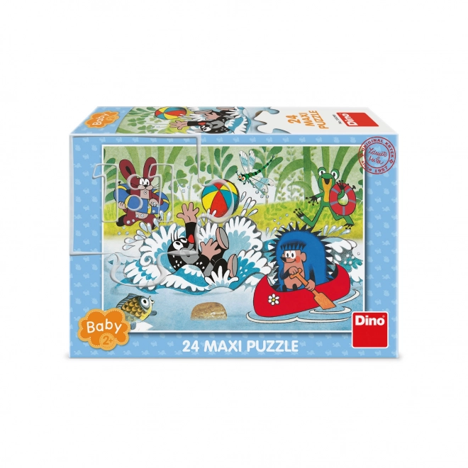 Maxi-Puzzle Der kleine Maulwurf im Wasser