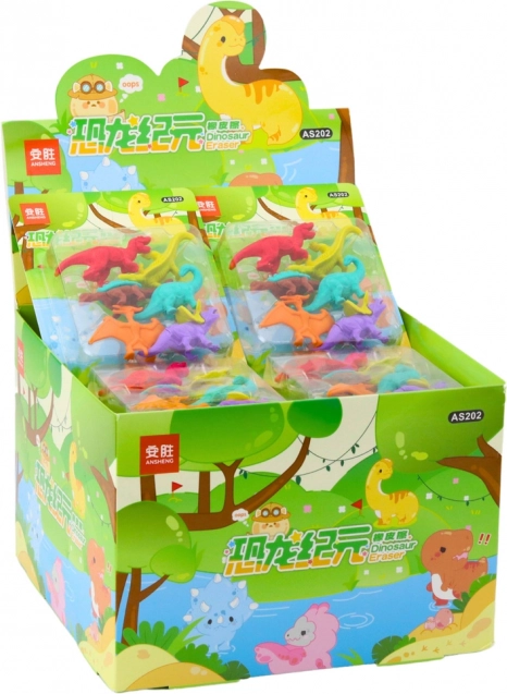 Set mit Dinosaurier-Gummis 6 Stück