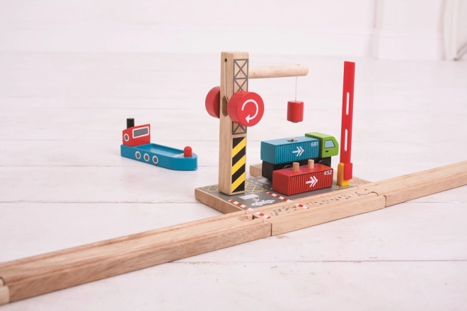 Konteinerumschlagplatz von Bigjigs Rail