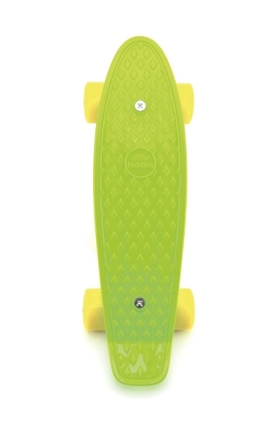 Pennyboard Skateboard für Anfänger – Grün, gelbe Räder