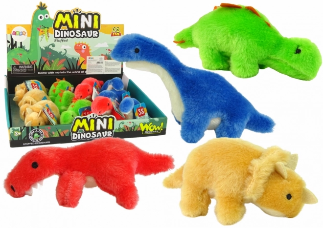 Mini Plüsch Dinosaurier 4 Arten