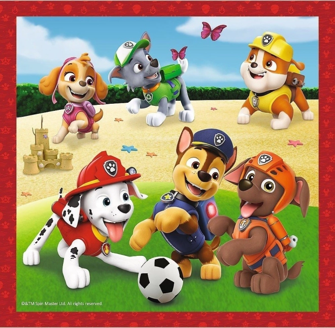 Fröhliche Hundchen Puzzle 3-in-1, PAW Patrol