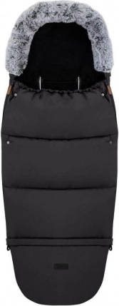 Winterfußsack 2-in-1 MoMi Sardi schwarz