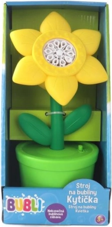 Blasenmaschine in Blumenform - Gelb