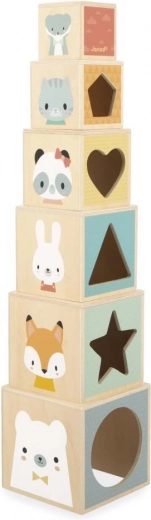 Stapeln und Ineinanderstecken – zwei Spiele in einem