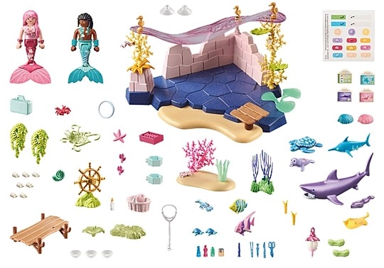 Zauberhafte Unterwasserwelt für kreatives Spiel
