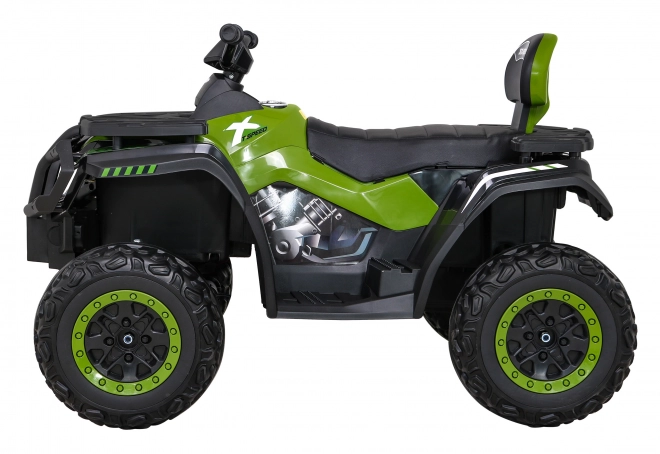 Kinder Elektro-Quad XT-Speed 4x4 grün mit EVA-Rädern und LED-Lichten