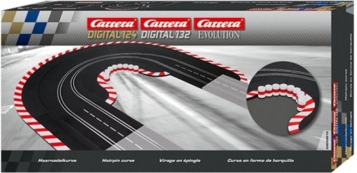Kurve mit verengter Fahrbahn für EVOLUTION, Digital 132 und Digital 124