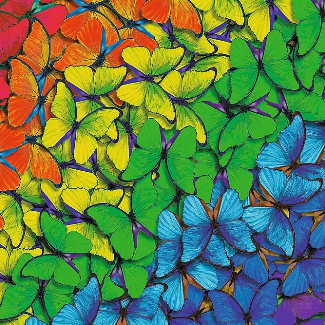 Holzpuzzle TREFL Regenbogen-Schmetterlinge 501 Teile