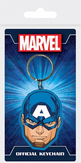 Gummi-Schlüsselanhänger Marvel Captain America