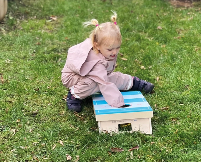 Small Foot Kombinationsspiel Cornhole und Tischhockey