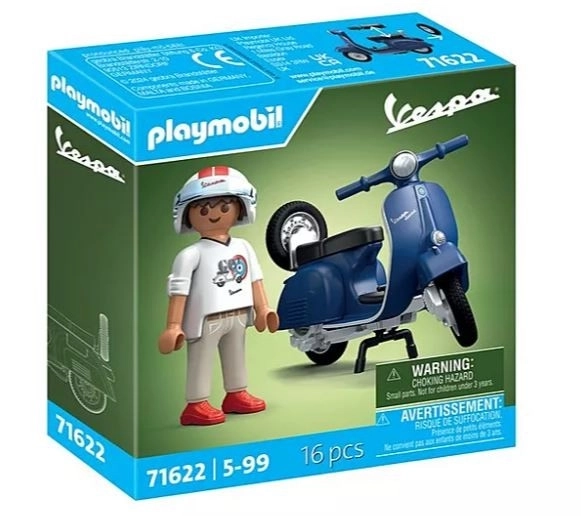 Playmobil Vespa 150 Sprint Veloce 1969 Blau Spielset