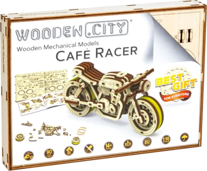3D-Holzpuzzle Moto Racer