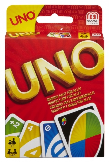 Uno Kartenspiel mit Clipstrip