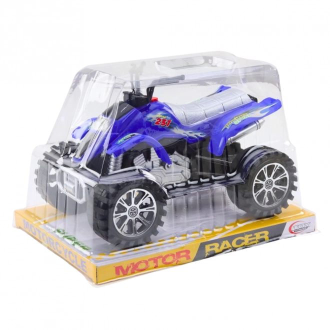 Geländewagen Quad mit Antrieb und Profilreifen Blau