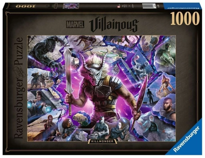Puzzle Ravensburger Villainous: Killmonger 1000 Teile