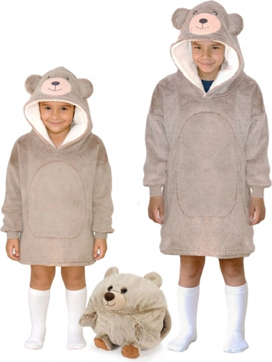 Niedliches Bärendesign mit Kapuze